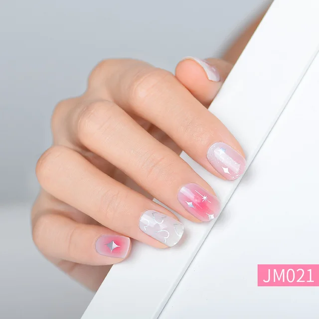Semi curing Gel Nail Sticker Jm021 - Shop at LoveMi