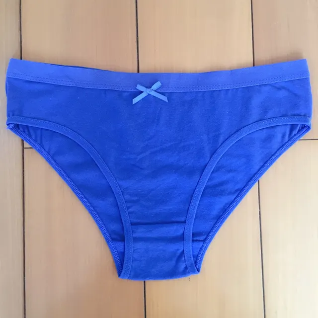 Women's Briefs Cotton Women's Solid Color Sapphire Blue - Shop at LoveMi