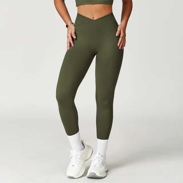 Women's Running Exercise Workout Pants Army Green - Shop at LoveMi