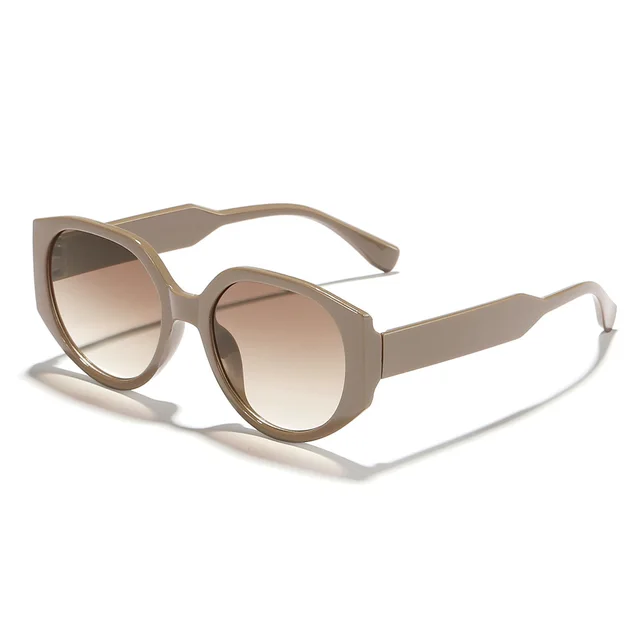 Sun resistant Sunglasses Outdoor Wear Essential Coffee Frame Double Tea - Shop at LoveMi