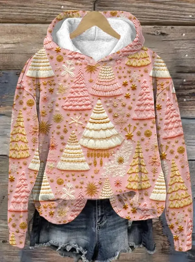 3D Digital Printing Christmas Couple Hooded Sweater Female Laza04 06 - Shop at LoveMi