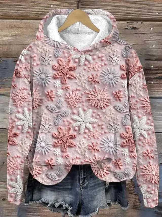 3D Digital Printing Christmas Couple Hooded Sweater Female Laza04 11 - Shop at LoveMi