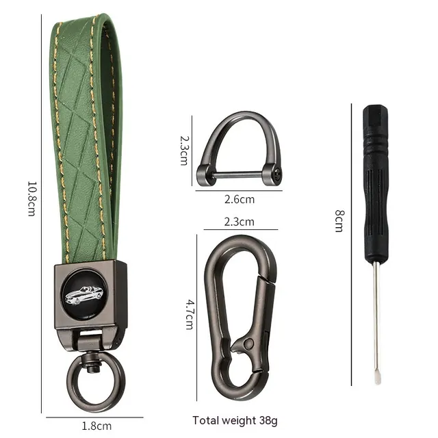 Car Key Ring Carrying Strap Hanging Ornaments Grass Green - Shop at LoveMi