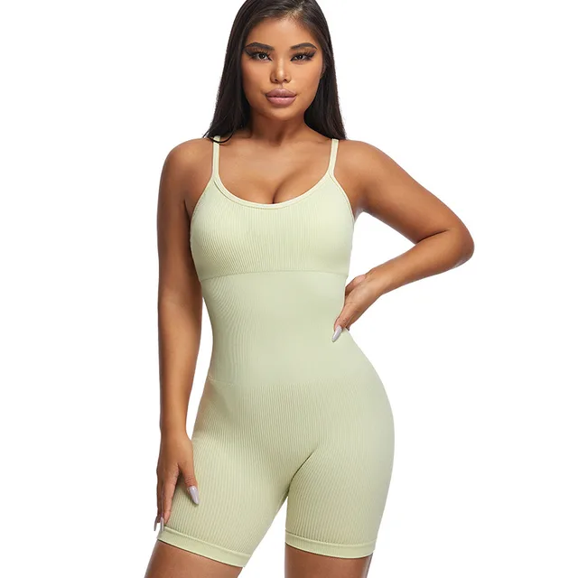 One piece Corset Women's Hip Lifting Beauty Back Fitness Matcha - Shop at LoveMi