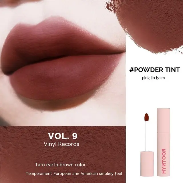 Lip Mud Macaron Reverse Lip Mud Air Milk Mist Lip Lacquer 09 Gramophone Record - Shop at LoveMi