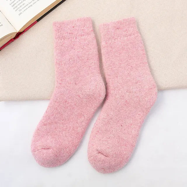 Breathable And Comfortable Mid calf Floor Socks Pink - Shop at LoveMi