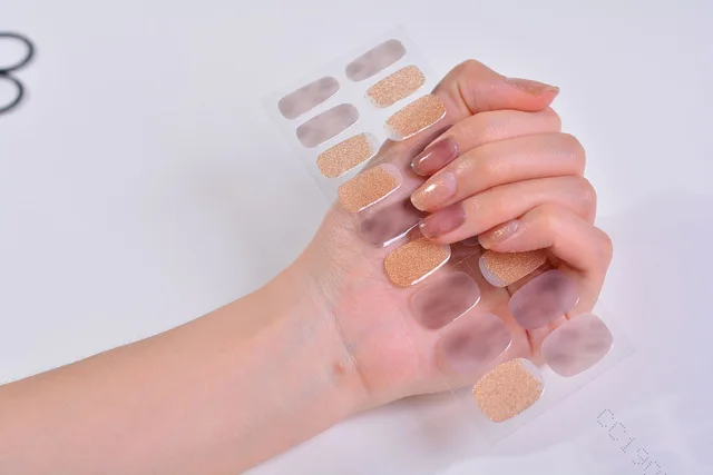 Gel Nail Stickers Bronzing 3D Nail Sticker Jk 046 - Shop at LoveMi