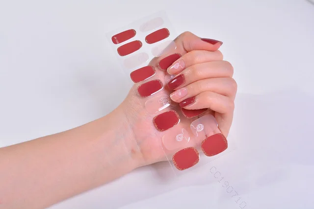 Gel Nail Stickers Bronzing 3D Nail Sticker Jk 048 - Shop at LoveMi