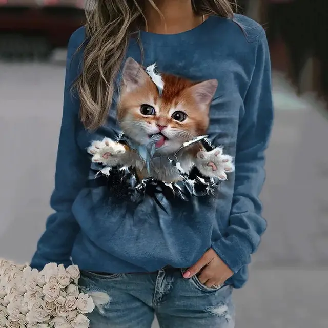 Women's Pullover Round Neck Irregular Sweater Afo 3316 - Shop at LoveMi