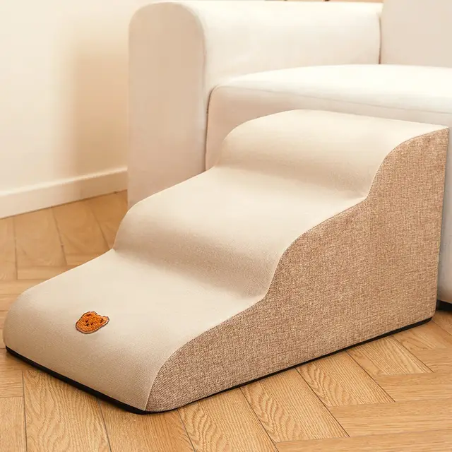 Pet Dog Slope Ladder Anti Slip Coffee - Shop at LoveMi