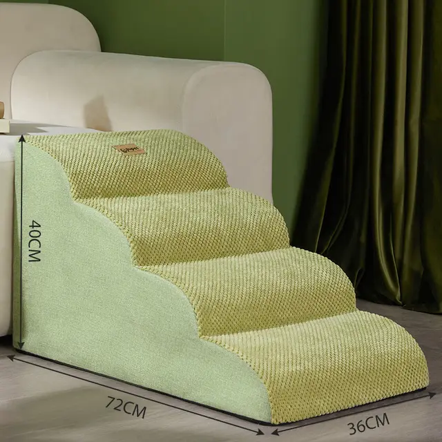 Pet Dog Slope Ladder Anti Slip Green Four Section Slope 30 - Shop at LoveMi