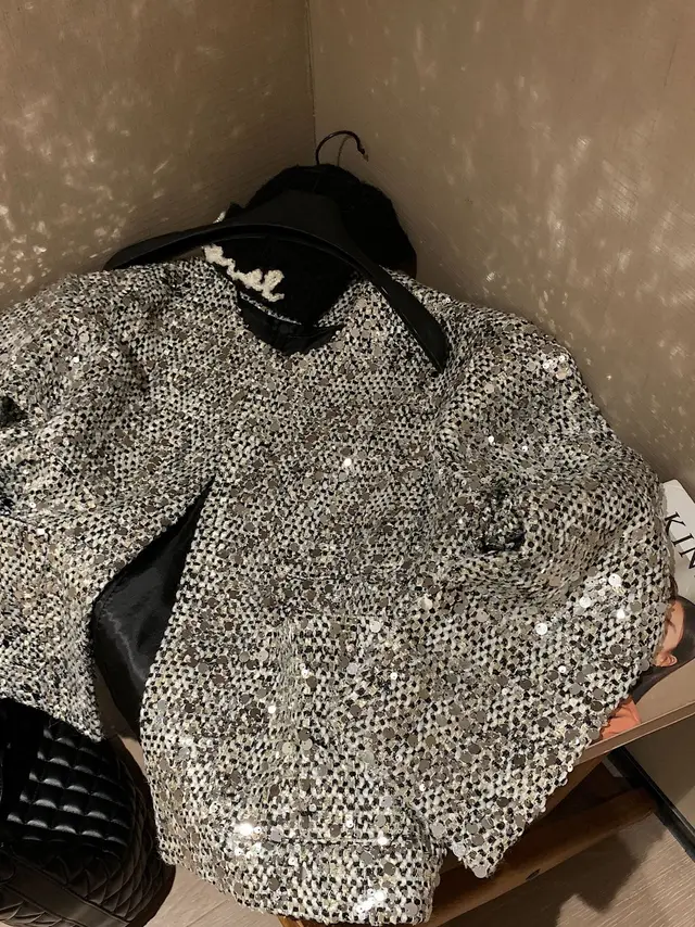 Fashion Sequined Luminous Blazer For Women - Shop at LoveMi