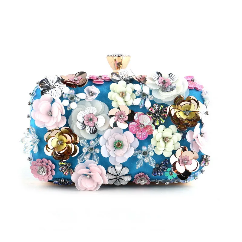 Women's Fashion Personality Banquet Clutch Blue - Shop at LoveMi