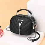 New One-shoulder Large Capacity Handbags Women - Black
