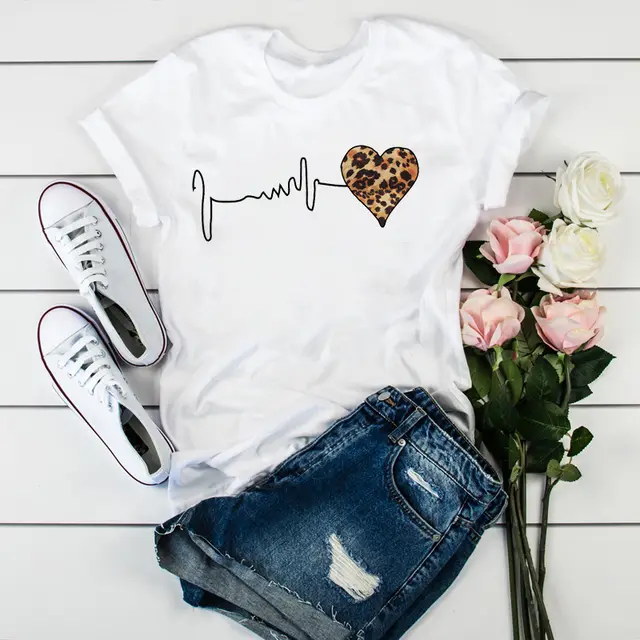 Women's Short sleeved Loose T shirt Plus Size Top P2665 1 - Shop at LoveMi