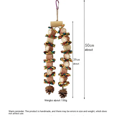 Medium And Large Parrot Bird Grinding Mouth Biting Toy Color - Shop at LoveMi