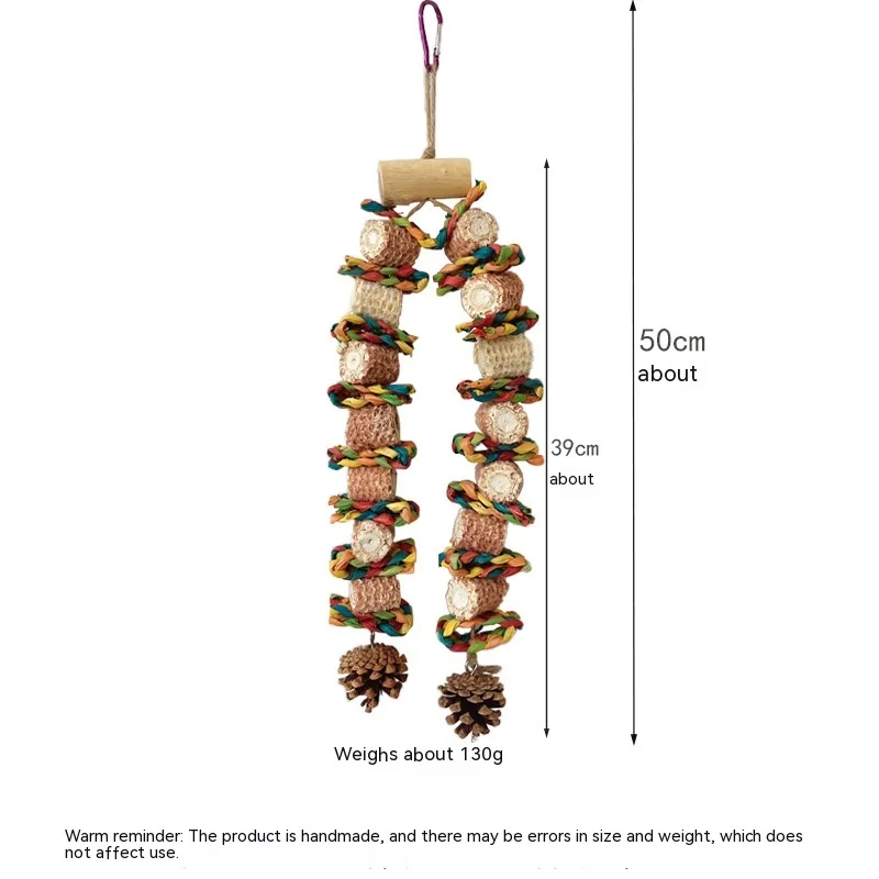 Medium And Large Parrot Bird Grinding Mouth Biting Toy Color - Shop at LoveMi
