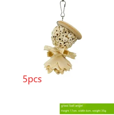 Parrot Natural Gnawing Molar Grinding Toy Style3 5Pcs - Shop at LoveMi