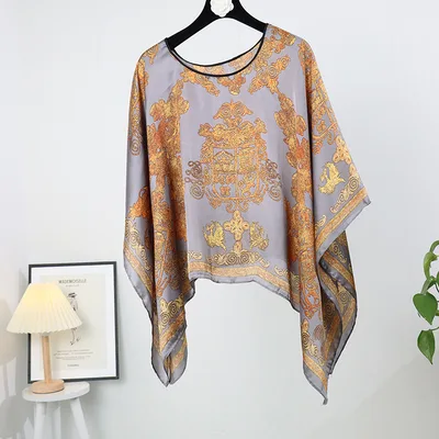 Artificial Silk Pullover Sunscreen Scarf Shawl 7 Color - Shop at LoveMi