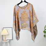 Artificial Silk Pullover Sunscreen Scarf Shawl - 7 Color - View 1