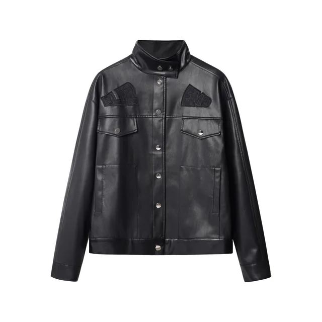 Multi pocket Workwear Jacket Couple Coat Black - Shop at LoveMi