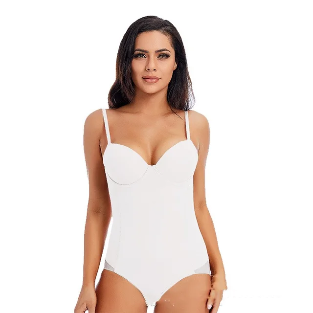 One piece Corset Full Body European And American White - Shop at LoveMi
