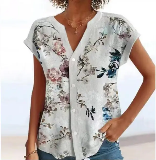 Casual Button Cardigan Vest Women's T shirt Silver - Shop at LoveMi