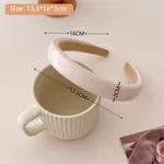 Milk Tea Coffee Color Series Headband Fashion - 5 Milky White Hair Band