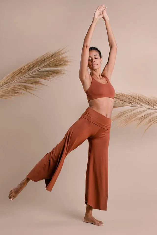 Yoga Suit Backless Spaghetti Straps Backless Bra Amber - Shop at LoveMi