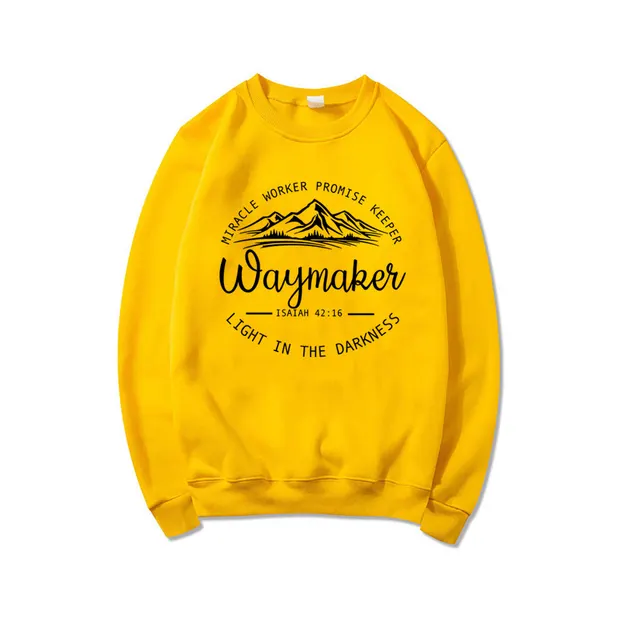 Sweatshirt Christian Crewneck Sweatshirts Bible Ver Yellow - Shop at LoveMi