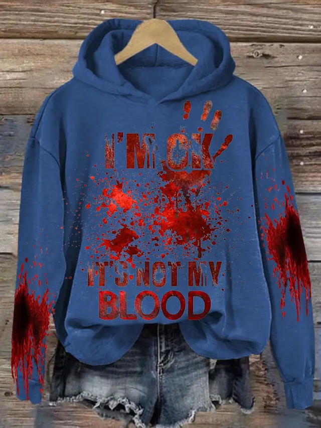 Women's Loose Sweater 3D Letters Printed Hoodie Yxl230919003 - Shop at LoveMi
