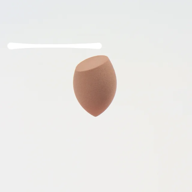 Mini Beauty Egg Small Makeup tools Mini Oblique Cut Milk Tea - Shop at LoveMi