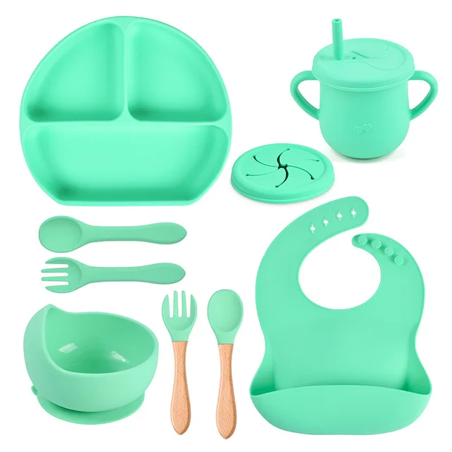 Silicone Solid Color Babies' Tableware Set Y13 - Shop at LoveMi