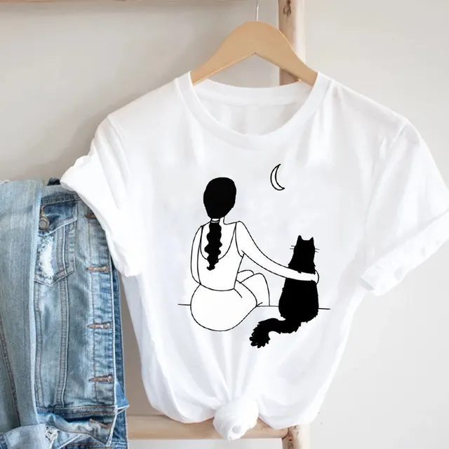 Summer New Trend Cartoon Printed T shirt 4 Style - Shop at LoveMi