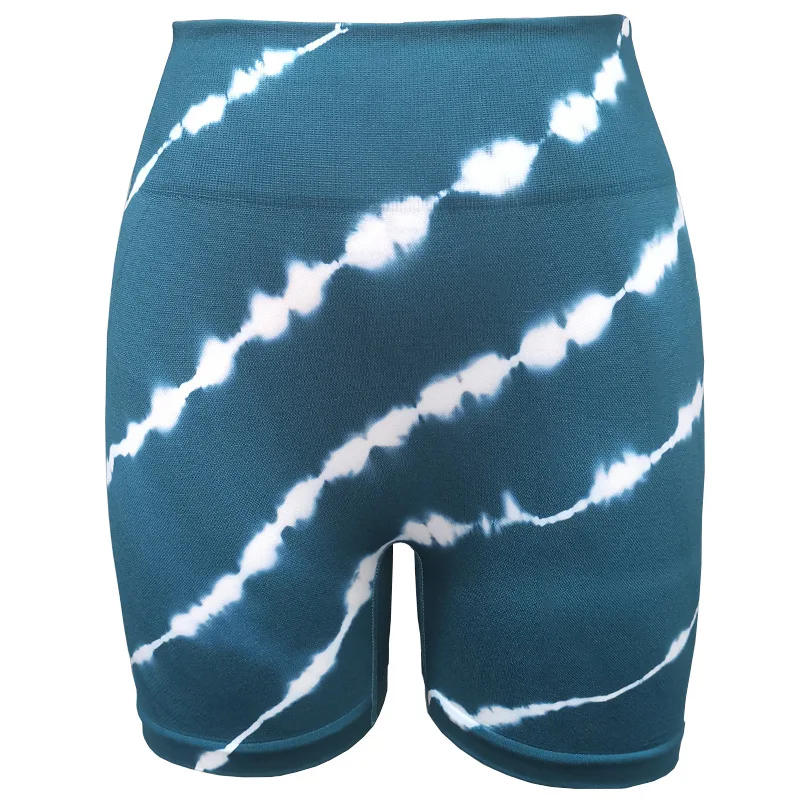 Seamless Tie dye Yoga Pants Women's Summer High Waist Leggings Green - Shop at LoveMi