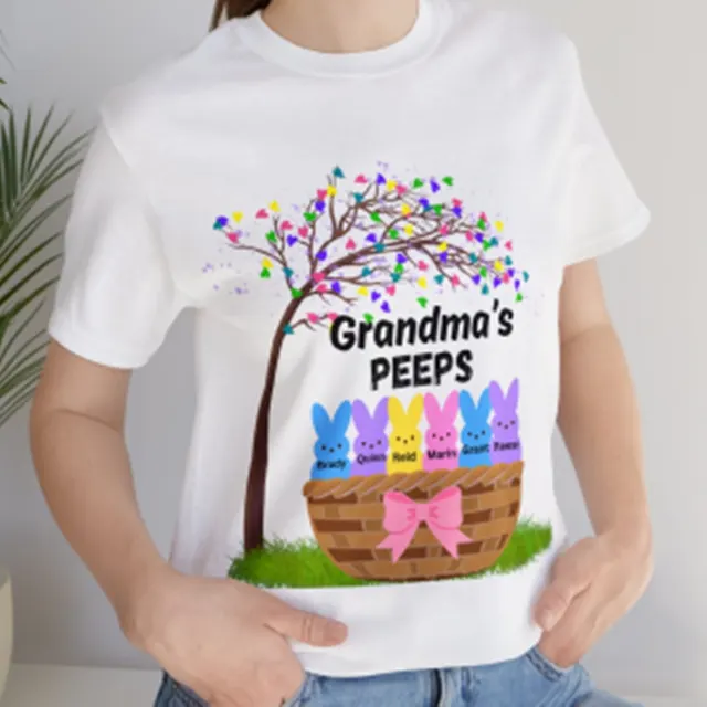 Cotton T shirt Round Neck Short Sleeve Printing White - Shop at LoveMi