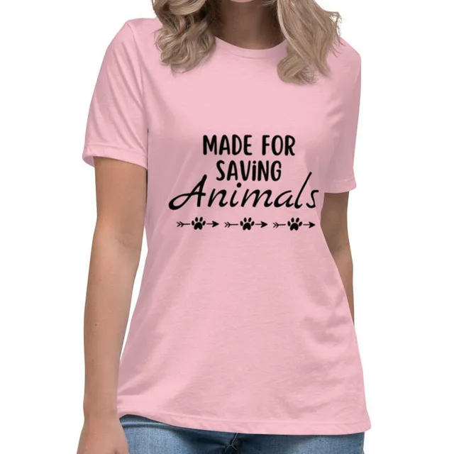Made T shirts For Saving Animals Pink - Shop at LoveMi