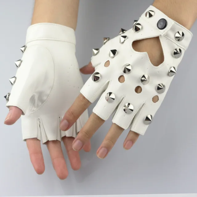 Punk Women's Sports Cool Gloves White - Shop at LoveMi