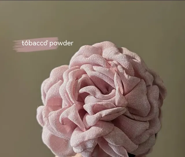 Flower Female Simple Graceful Barrettes Smoke Powder - Shop at LoveMi