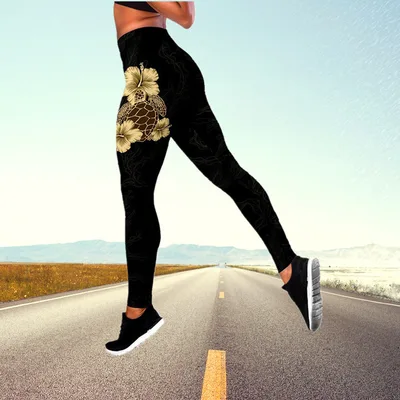 Autumn Butterfly High Waist Yoga Pants Plus Size 3 Style Xxl - Shop at LoveMi