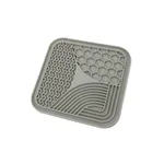 Anti-choke Slow Feeding Bowl Dog Licking Pad Pet Supplies - Gray Small Size