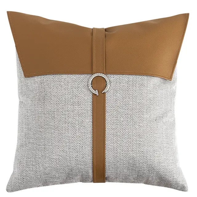 Light Luxury Pillow Cover, Sofa, Living Room, Household Leather 5Style - Shop at LoveMi