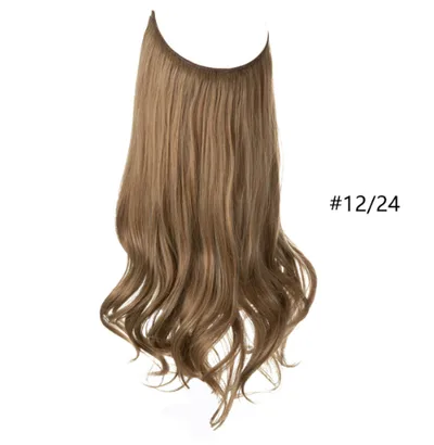 Women's Fishing Line Long Curly Large Wave Hair Extensions Style1224 - Shop at LoveMi