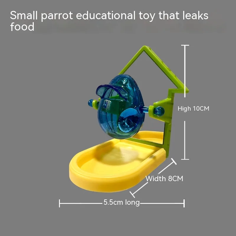 Parrot Food Leakage Toy Bird Cage Accessories Triangle Food Leakage Toy - Shop at LoveMi