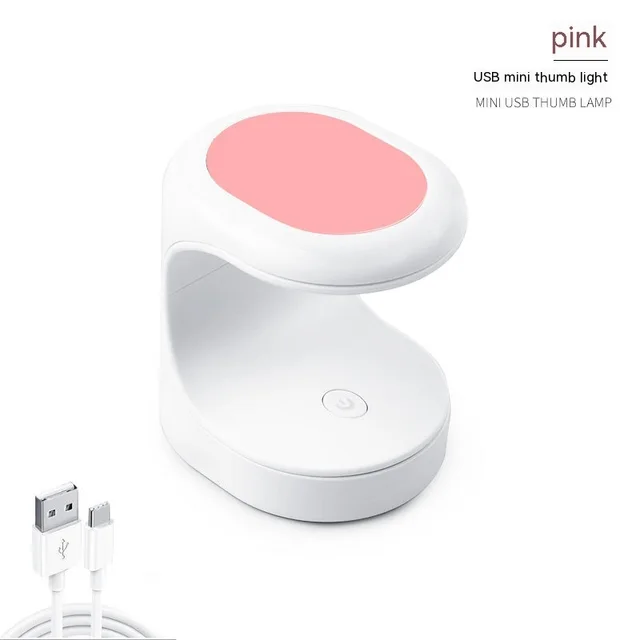 Manicure Mini UV Lamp Handheld Portable Nail Tip Lamp Pink - Shop at LoveMi