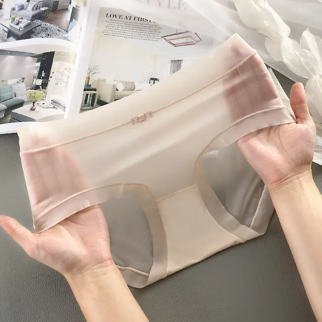 Women's Fashion Ice Silk Traceless Lace Shorts Skin Color - Shop at LoveMi