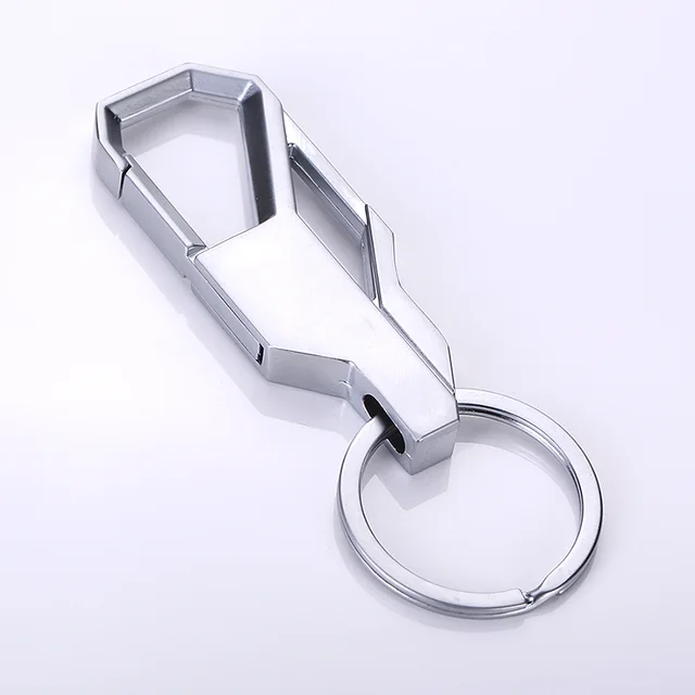Car Key Ring Men's Waist Hanging Buckle Keychain 039 Silver - Shop at LoveMi