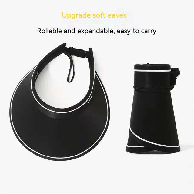 Sun Hat Female UV Air Top UV Protection Black - Shop at LoveMi