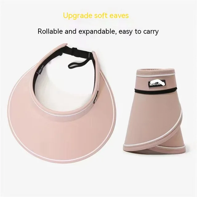Sun Hat Female UV Air Top UV Protection Pink - Shop at LoveMi