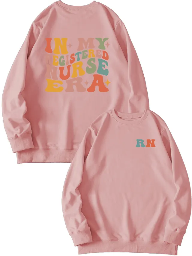 Women's Hoodless Sweater Round Neck Top Rose Gold Sweater - Shop at LoveMi